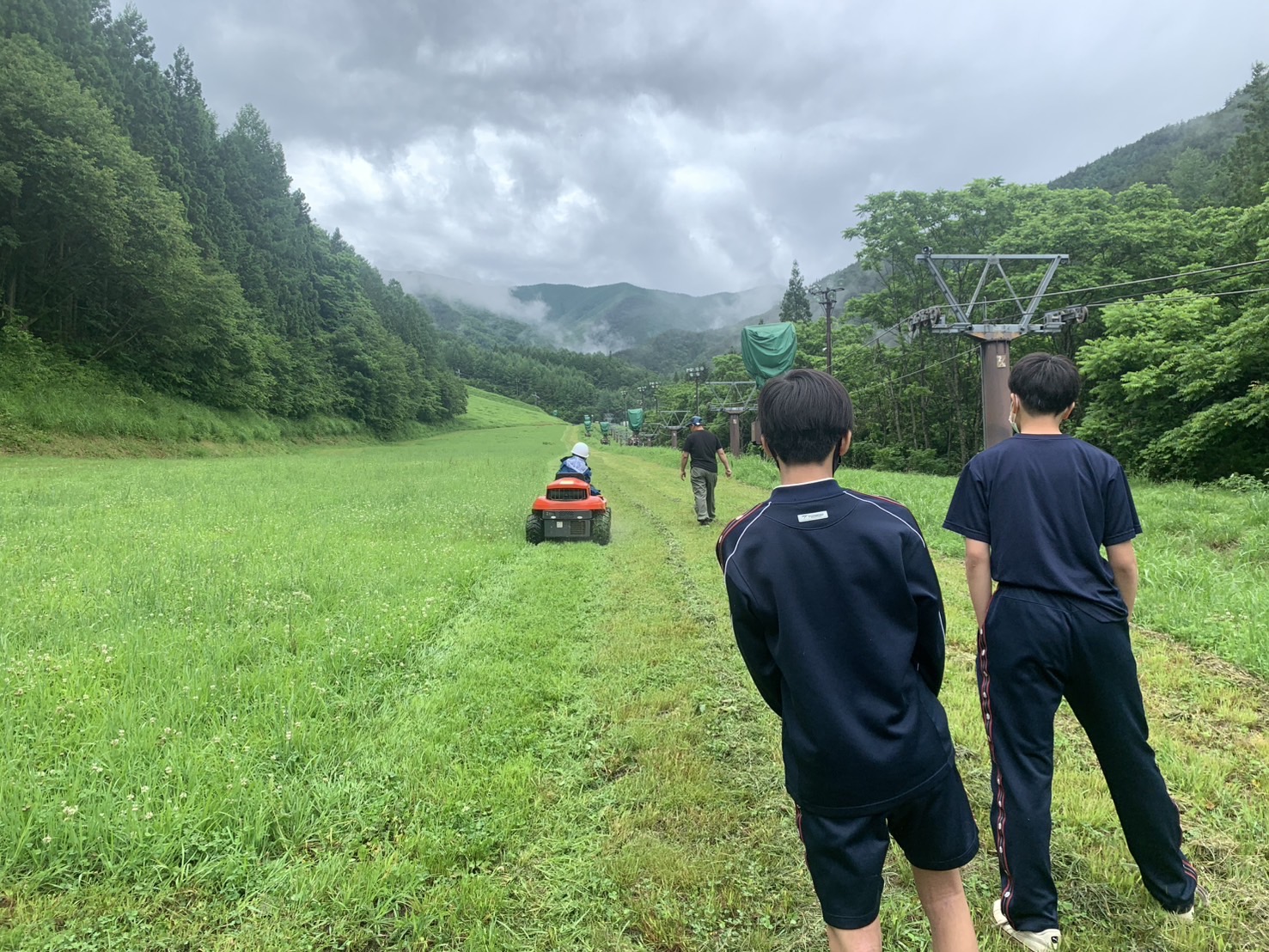 職場体験　in　野俣沢林間キャンプ場