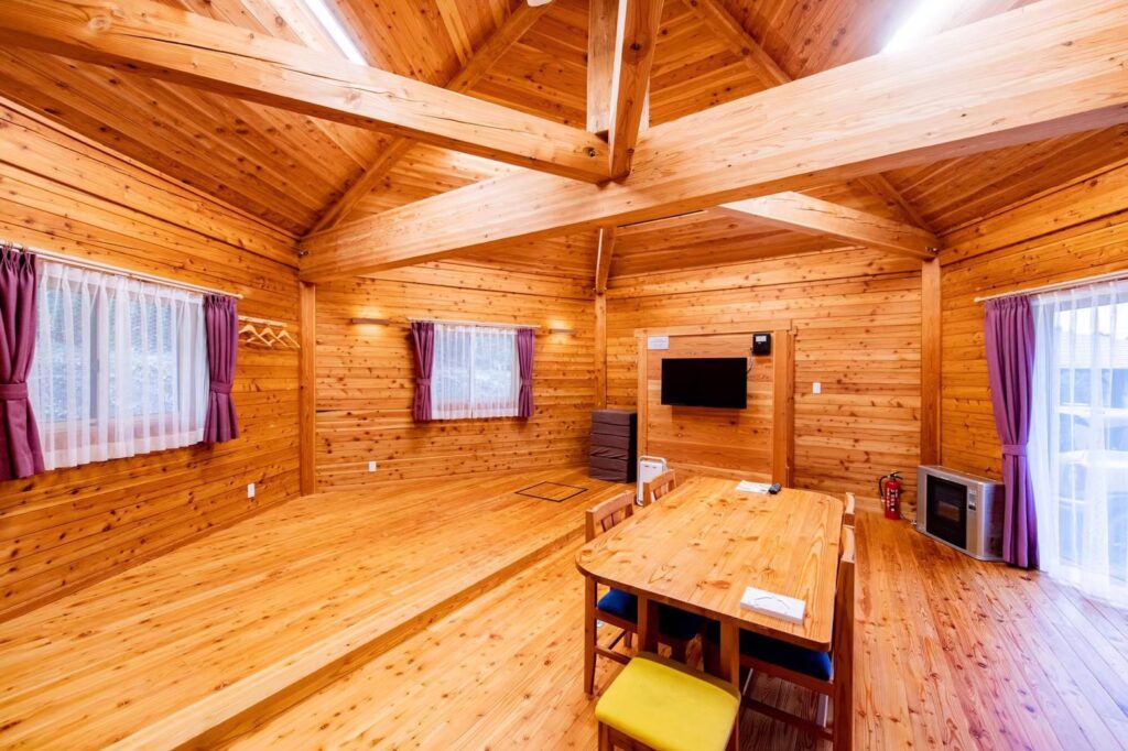 リゾートコテージの室内